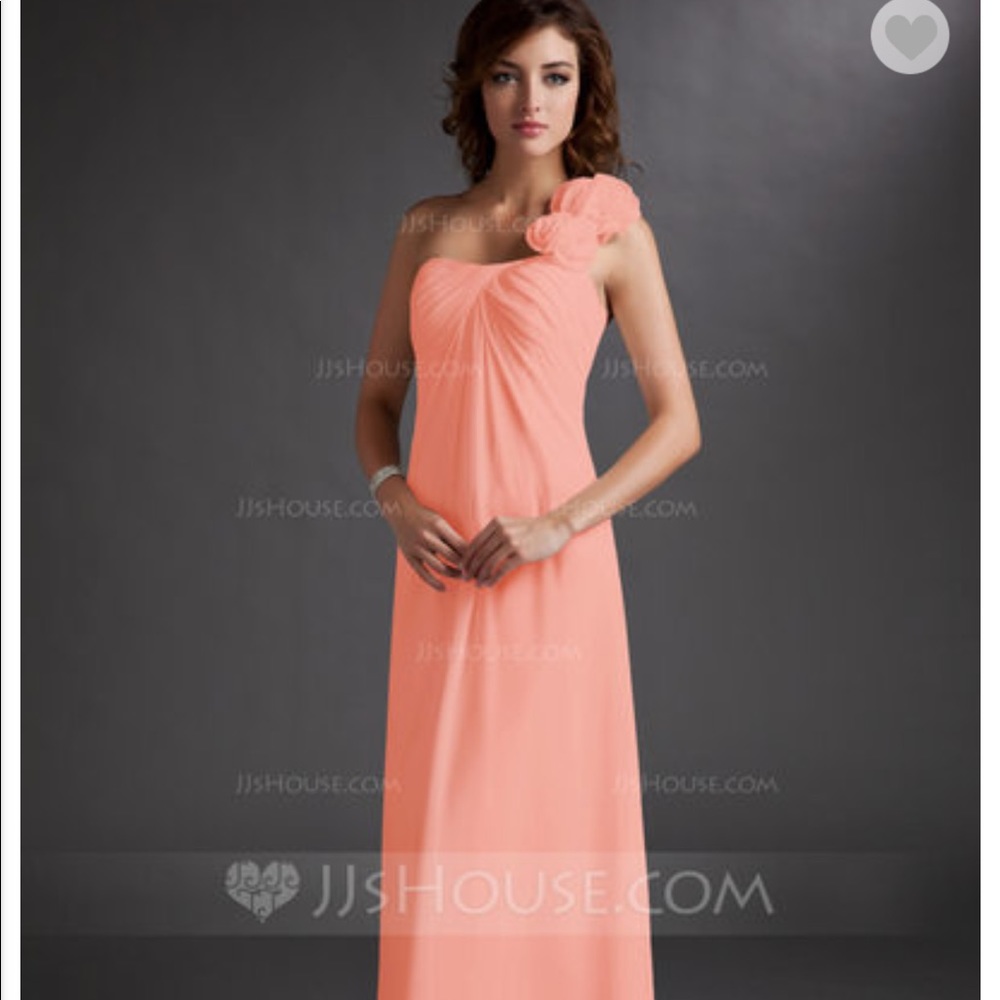 Brand new coral bridesmaids dress.